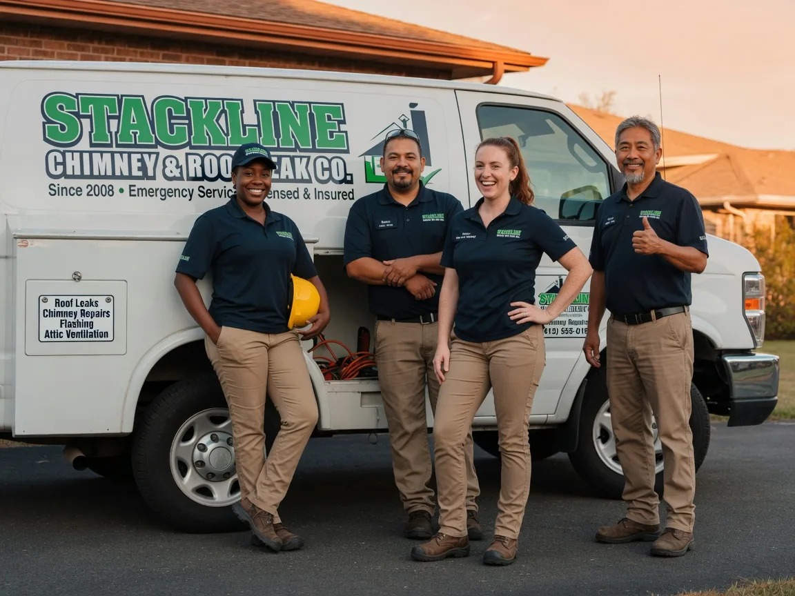 Chimney flashing repair company in Mount Pleasant, TX